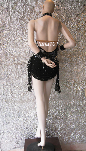 Váy khiêu vũ latin đen