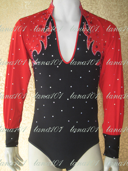 áo nhảy khiêu vũ đen đỏ
