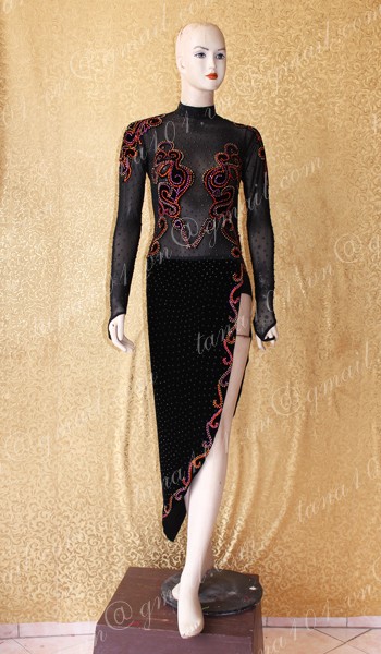 váy khiêu vũ đen