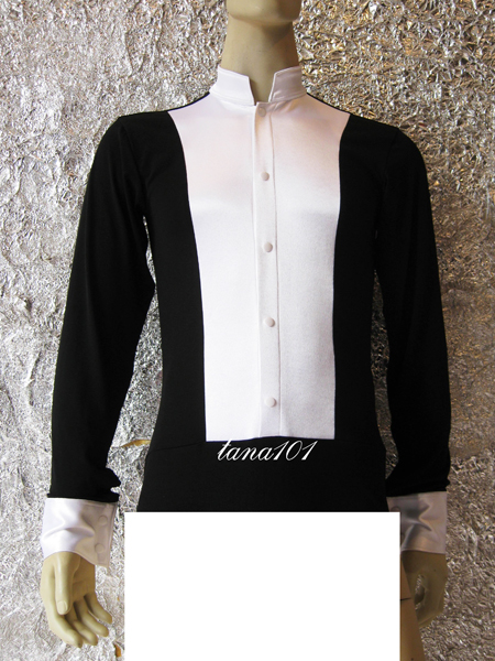 áo nhảy khiêu vũ đen trắng