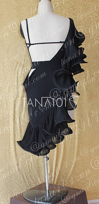 Váy nhảy latin màu đen