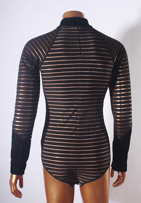 Áo latin đen lưới