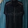 Áo nhảy nam đen tay cộc