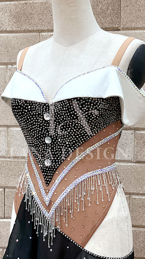 Custom-Women-Competition-Latin-Ballroom-Dance-Dress-Smooth-Salsa-Rumba-Swing-Velvet-Lycra-Mesh-Chiffon-Open-Back-7.