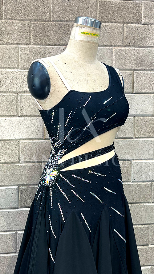 Women Competion Ballroom Latin Dance Dress - Smooth, Salsa, Rumba, Swing - TANA Lycra, Chiffon, Cover Back Dancewear (1) Women-Competion-Ballroom-Latin-Dance-Dress-Smooth-Salsa-Rumba-Swing-TANA-Lycra-Chiffon-Cover-Back-Dancewear
