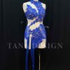 Women-Competion-Latin-Ballroom-Dance-Dress-Smooth-Salsa-Rumba-Swing-TANA-Lycra-Lace-Open-Back-Beaded-Fringe-Dancewear