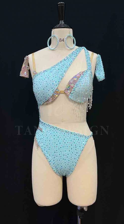 Custom-Women-Competition-Latin-Ballroom-Dance-Dress-Smooth-Salsa-Rumba-Swing-Lycra-Beađe-Fringe