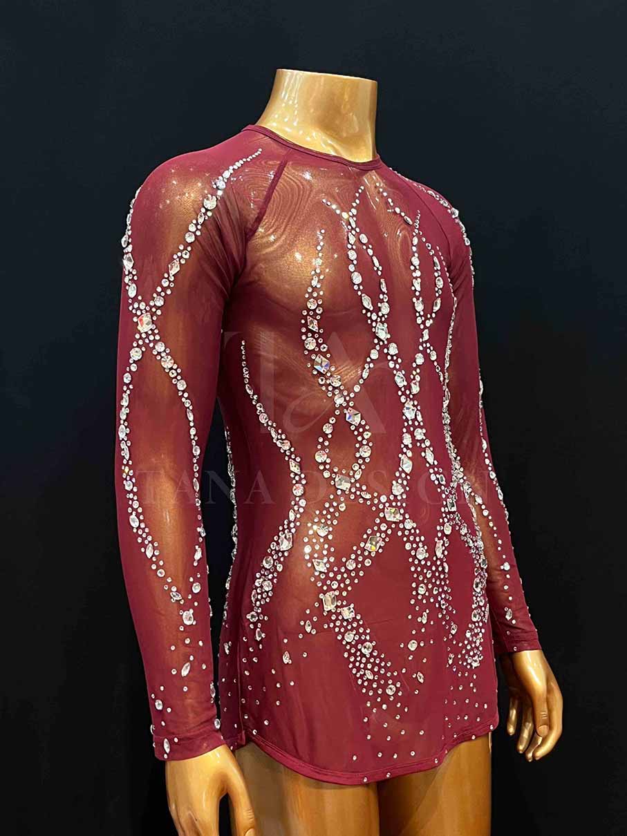 Men Competion Latin Ballroom Dance Shirt Smooth Salsa Rumba Swing TANA dancewear mesh colarless (8) Men-Competion-Latin-Ballroom-Dance-Shirt-Smooth-Salsa-Rumba-Swing-TANA-dancewear-mesh-colarless