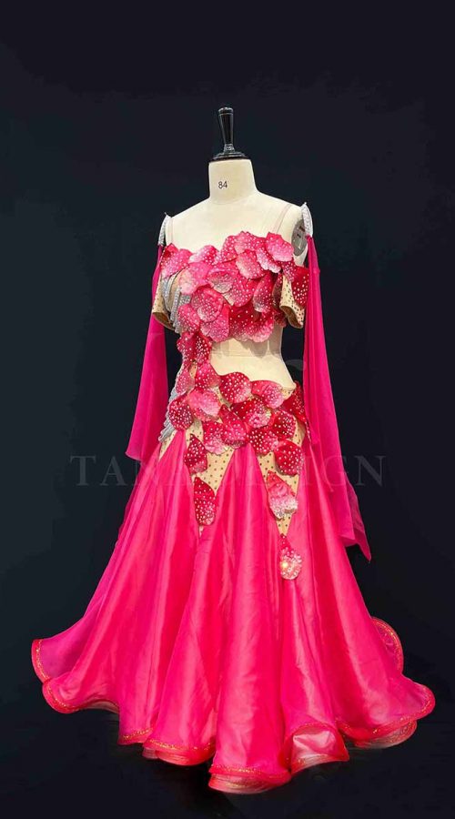 Women-Competion-Latin-Ballroom-Dance-Dress-Smooth-Salsa-Rumba-Swing-TANA-dancewear-lycra-chiffon-open-back