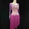 Women-Competion-Latin-Ballroom-Dance-Dress-Smooth-Salsa-Rumba-Swing-TANA-dancewear-lycra-mesh-fringe-lace-close-back