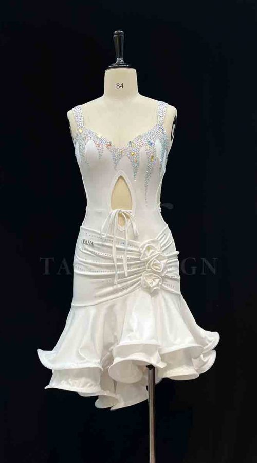 Women-Competion-Latin-Ballroom-Dance-Dress-Smooth-Salsa-Rumba-Swing-TANA-dancewear-lycra-open-back