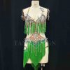 Women-Competion-Latin-Ballroom-Dance-Dress-Smooth-Salsa-Rumba-Swing-TANA-dancewear-lycra-open-back-fringe-rhinestone-fringe